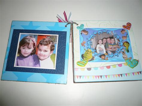 Scrap For Fun By Rosane Vollet Mini Album Reciclado