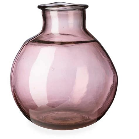 Vivaterra Oval Recycled Glass Balloon Vase Pink 12 In Delivery Or Pickup Near Me Instacart