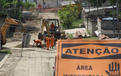 Sg Avan A Obras De Macrodrenagem