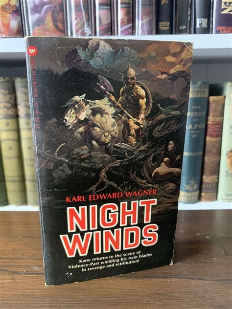 Night Winds Karl Edward Wagner Warner Books Signed