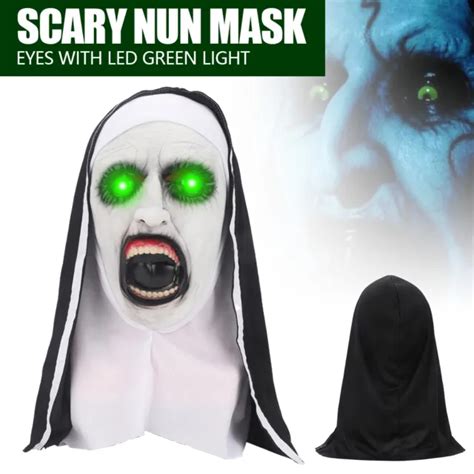 The Nun Valak Mask Cosplay The Conjuring Scary Mask Full Head Halloween