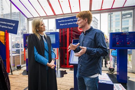 Queen Máxima inspired by designers at Dutch Design Week 2023 Dutch