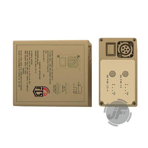 Fcs Military Bb 2590 Rechargeable Li Ion Battery Case 16 × 3500 Mah Capacity Tan Ebay