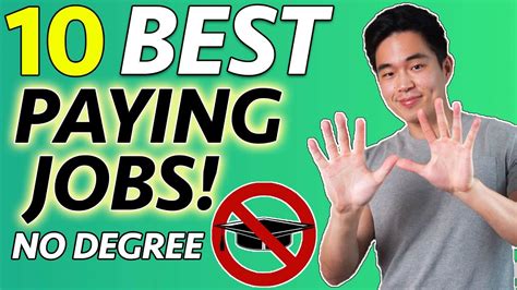 10 Highest Paying Jobs No College Degree Required Youtube