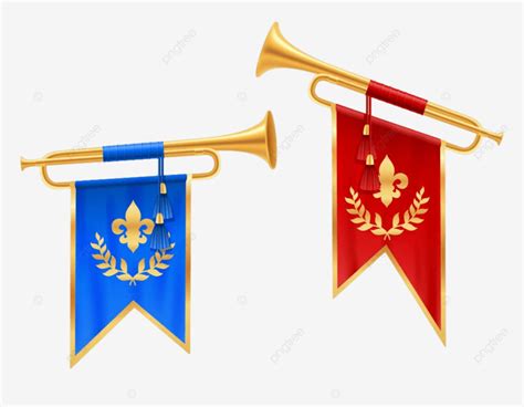 Horn Trumpet Clipart Png Images King Royal Golden Horn Trumpet Vector