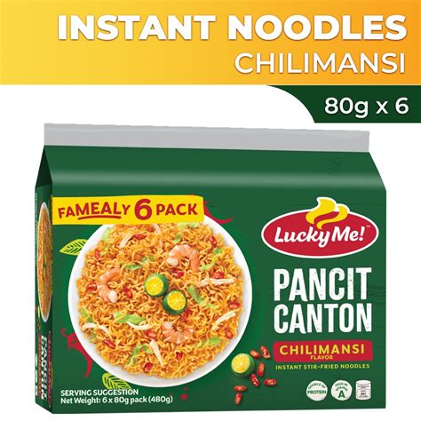 Lucky Me Pancit Canton Chilimansi Multipack 80gx6 Shopee Philippines