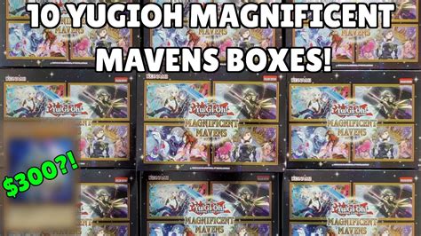 INSANE PULL Unboxing 10 Yugioh Magnificent Mavens Boxes 40 PACKS