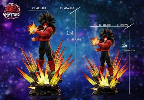 Po Kylin Studio Dragon Ball Super Saiyan Bardock With Led