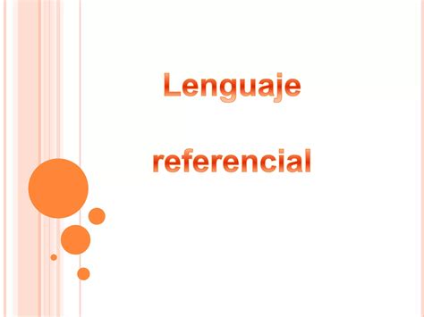 5 a función referencial PPT