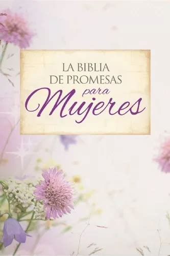 Biblia Rvr 1960 Promesas Letra Gigante Imitación Piel Floral Envío gratis