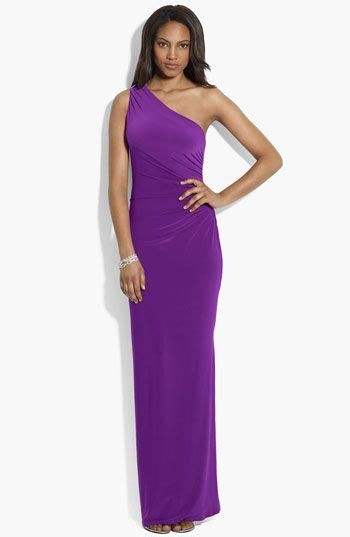 Lauren Ralph Lauren Embellished One Shoulder Matte Jersey Gown Nordstrom Mother Of Groom