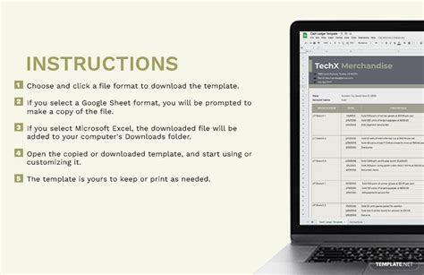 Cash Ledger Template - Download in Excel, Google Sheets | Template.net