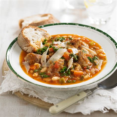 Tuscan Sausage And Bean Soup Dinner Recipes Woman And Home