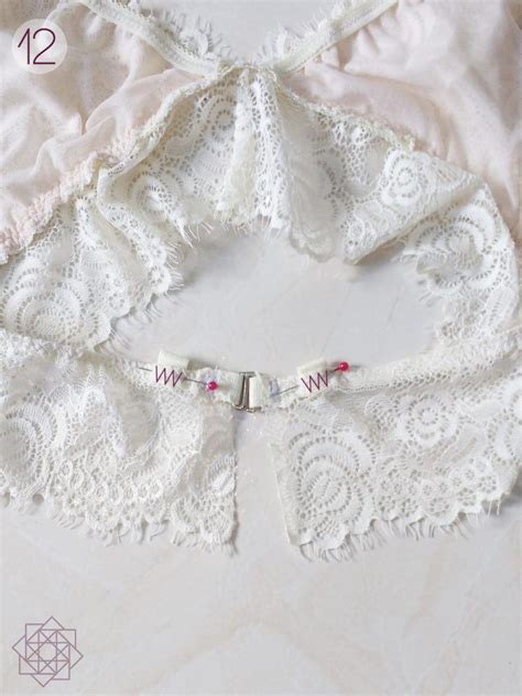 Costura fácil Bustier en encaje Bralette diy Coser encaje Coser