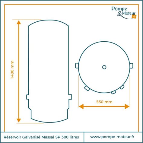 R Servoir Massal Galva Type A C S Litres Bars Pompe Moteur