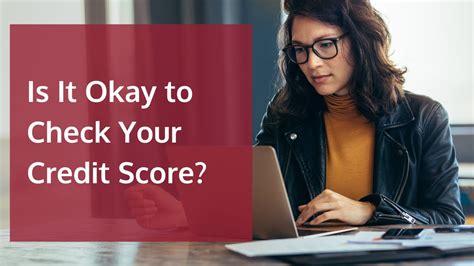 Is It Okay To Check Your Credit Score YouTube