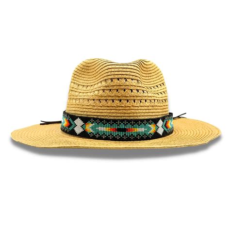 handcrafted beaded hat bands collection tribal roots