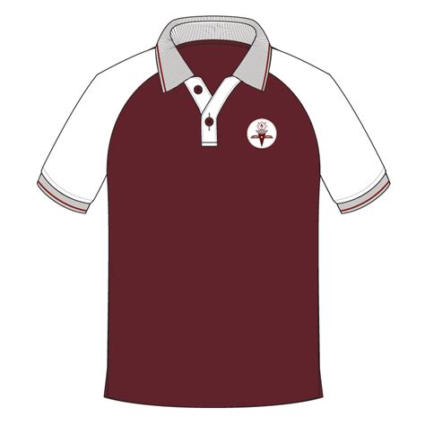 Ssl Whitemaroon Tshirt Grade 6 Grade 8