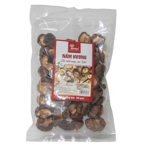 Nấm Hương Khô Donavi 100g – Nấm Hương Tự Nhiên Thơm Ngon Chuẩn Việt