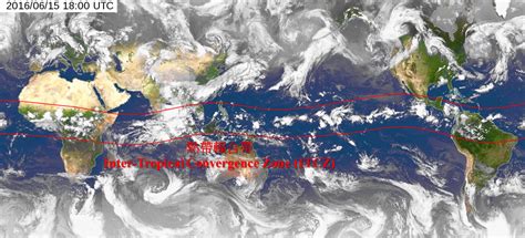 Satellite Imagery Of Interest Intertropical Convergence Zone