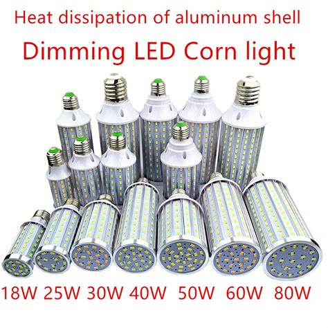 Adjustable Light Led Corn Bulb Aluminum Shell Corn Lamp W W