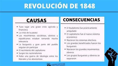 Causas Y Consecuencias De La Revolución De 1848