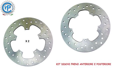 KIT DISCHI FRENO ANTERIORI E POSTERIORI PIAGGIO BEVERLY CRUISER 500 IE