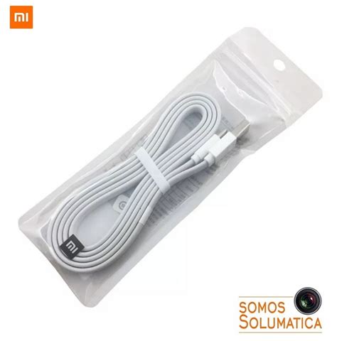 Cable Usb Xiaomi Tipo C Plano Original Carga Rapida Solumatica