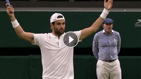 Wimbledon 2023 Vuelve Matteo Berrettini Mira Al Cielo Y Ruge