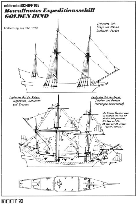 Imai Golden Hind 170 Finescale Modeler Essential Magazine For