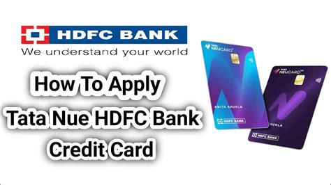 How To Apply Tata Nue HDFC Bank Credit Card Credbanking