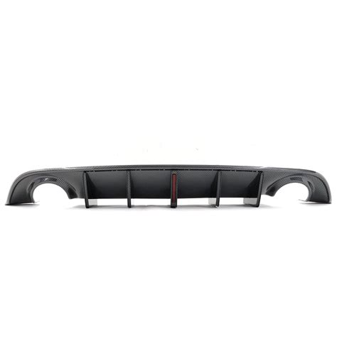 Ikon Motorsports Rear Diffuser With Led Light Compatible With 15 23 Dodge Charger Ikon V3 Style