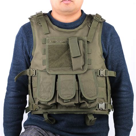 Army Military Green Plate Carrier Anti Bulletproof Ballistic Uniform Jacket Tactical Vest