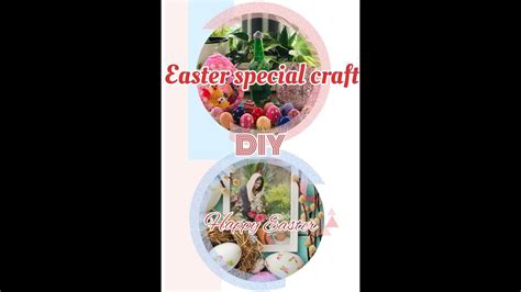 Easter Special Craft Diy Easter Eggs Balloon Nest Craft From