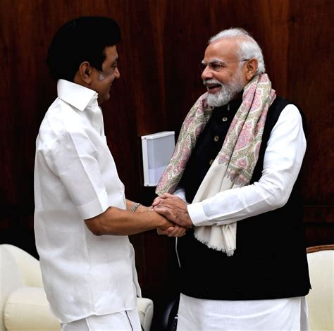 Pm Narendra Modi Meets Tamil Nadu Cm Mk Stalin