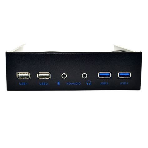 5 25 Polegadas Desktop Pc Case Painel Frontal Interno Usb Hub 2 Portas