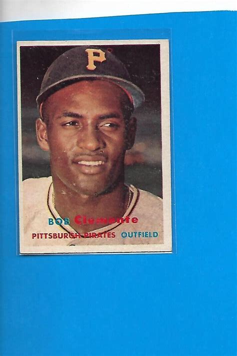 Topps Baseball Card Roberto Clemente Sweet Card Ex