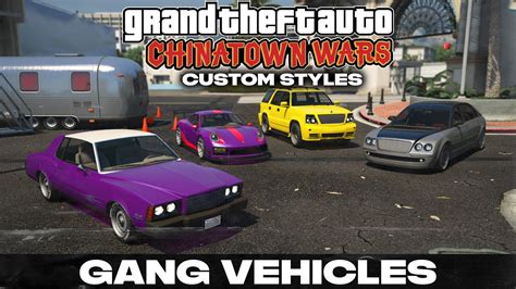 GTA Online Chinatown Wars Gang Vehicles Discord Custom Styles