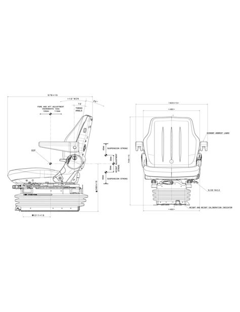 Asiento Universal Con Suspensi N Neum Tica Us Rancher Eco Air Tipo De