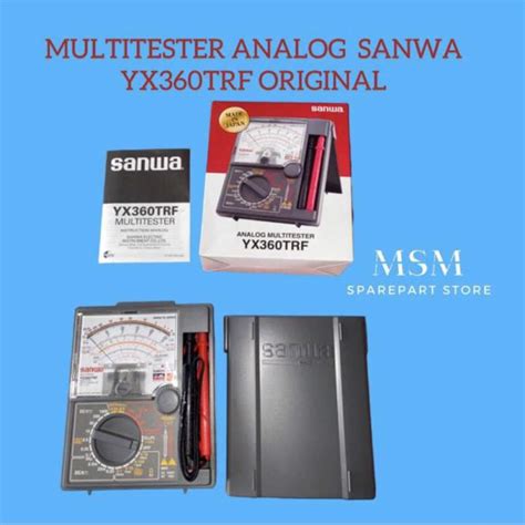 Multitester Analog Sanwa Yx360trf Original Lazada Indonesia