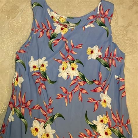 Hilo Hattie Dresses Hilo Hattie The Hawaiian Original Floral Sleeveless X Dress Poshmark