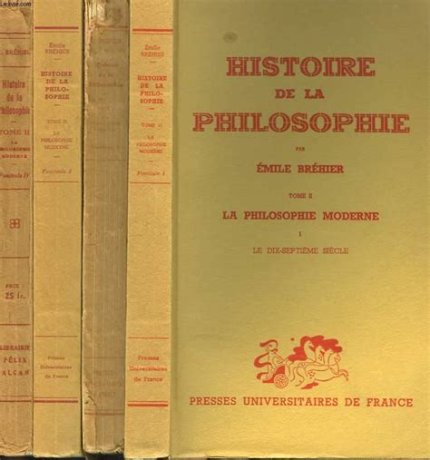 Histoire De La Philosophie Tome Ii La Philosophie Moderne En