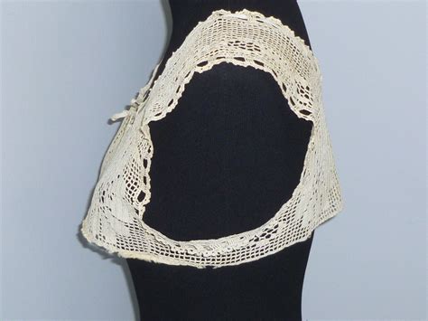 Antique Gown YOKE Crochet Lace EDWARDIAN Camisole Y Gem