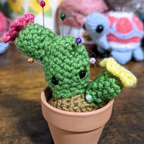 Cactus Pincushion Etsy