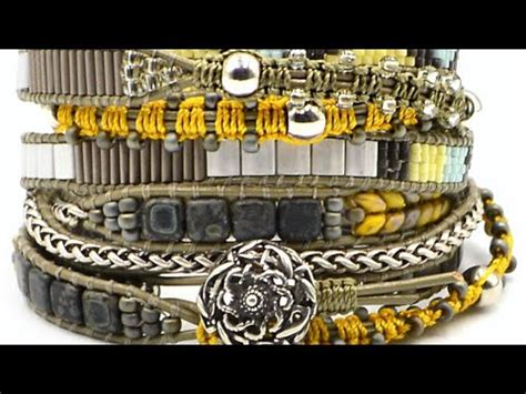 Beadshop LIVE Laddering Chain Color Study Wrap Bracelet YouTube