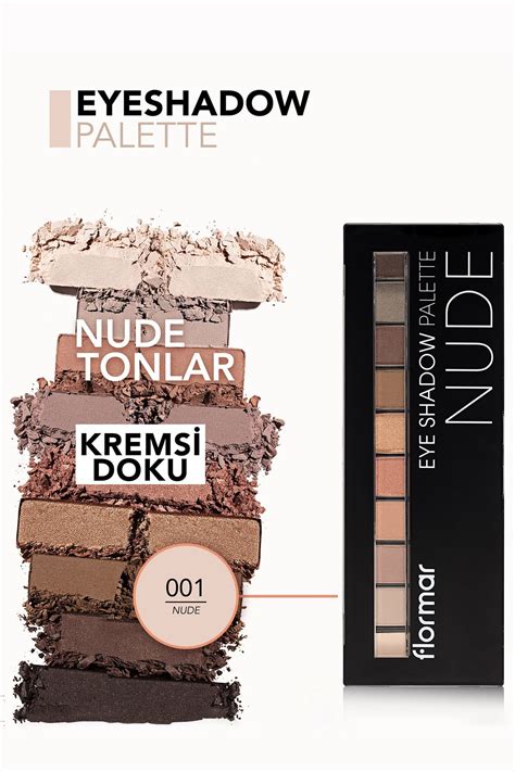 Flormar lu Far Paleti AÇIK NUDE VE TOPRAK TONLARI Eyeshadow Palette Nude