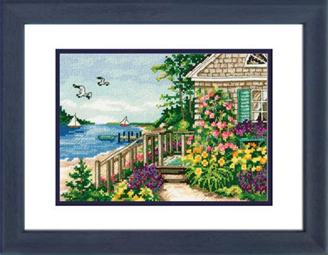 Dimensions Gold Collection Petites Counted Cross Stitch Kit Bayside