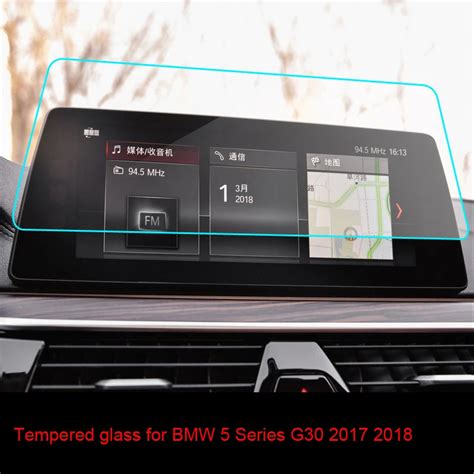 Auto Navigation Geh Rtetes Glas Display Schutzfolie F R BMW 5 SERIE G30