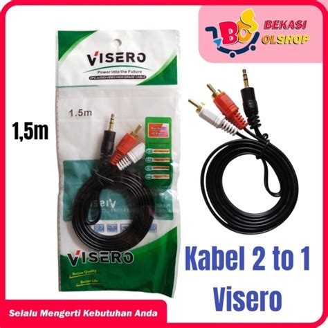 Jual Kabel Rca Visero To Atau To Kabel Audio Aux Visero M