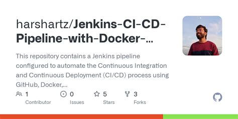 Github Harshartz Jenkins Ci Cd Pipeline With Docker And Github This